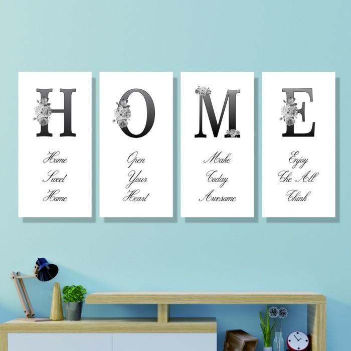 Gambar HIASAN DINDING SET HOME KAMAR DEKORASI RUMAH WALL DECOR - HM01 - HM01 A dari GEUNGGEU undefined Tokopedia