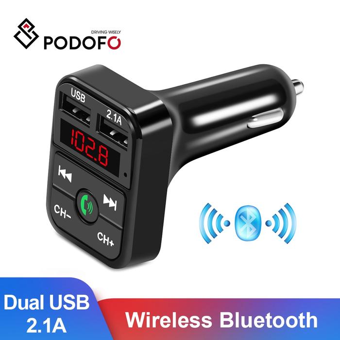 Jual Car mp3 Handsfree Wireless Bluetooth Car Kit FM Transmitter