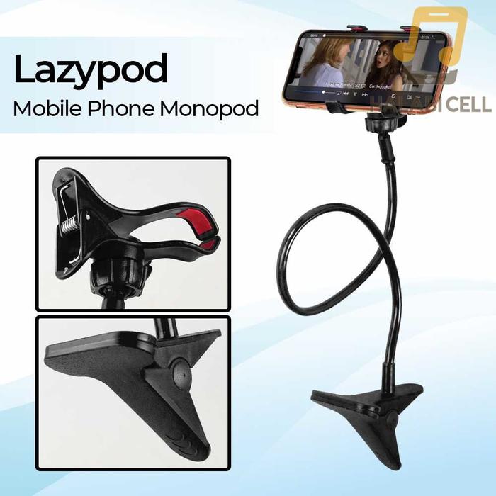 Gambar ROBOTSKY Lazypod Mobile Phone Monopod - Tripod-8-1 Murah - Hitam dari HALABI CELL undefined Tokopedia