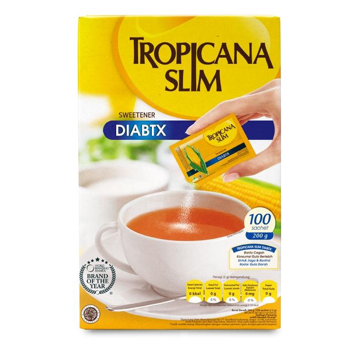 Gambar TROPICANA SLIM CLASSIC/DIABTX - GULA DIABETES NOL KALORI - Diabtx, 100 dari Abie Store Unique Collections undefined Tokopedia