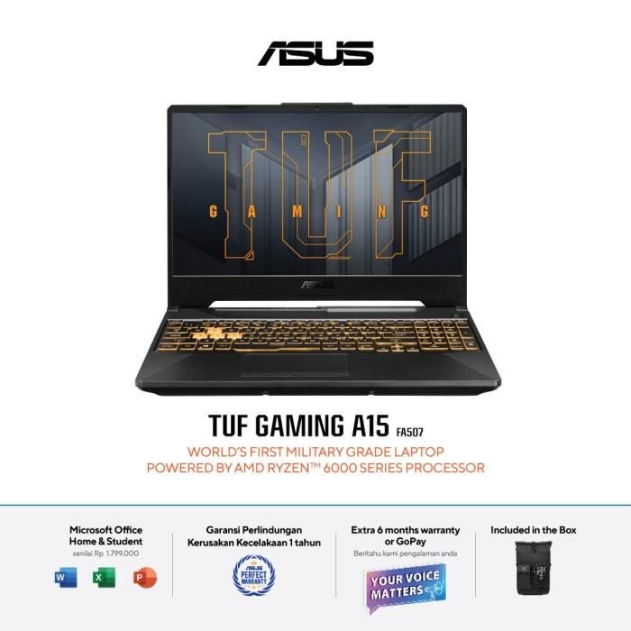 Gambar ASUS TUF A15 FA507RE-R7R5B6G-O Ryzen 7 6800H 8GB 512GB RTX3050Ti W11 - RAM 8GB dari UptoShopBdg undefined Tokopedia