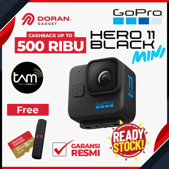 Gambar GoPro Hero 11 Mini Action Camera Black / Go Pro 11 Garansi Resmi - Gopro 11 Mini dari Doran Gadget Authorized Bali undefined Tokopedia