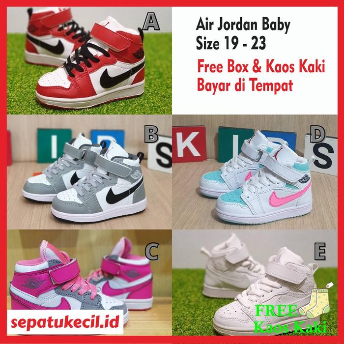 Jual Sepatu Air Jordan Size Baby 19 23 Grade Original Berkualitas