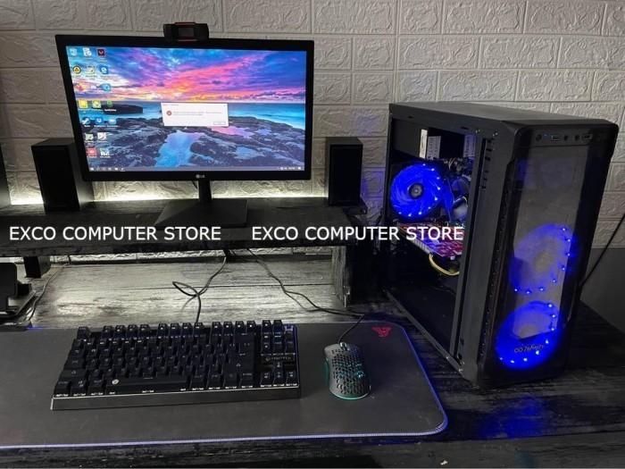 Jual PC FULLSET GAMING RAKITAN INTEL RAM 8GB GTA V VALORANT LANCAR