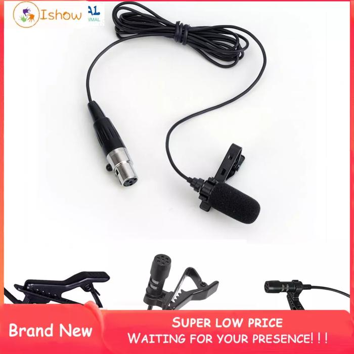 10-Pack Single Earset Headset Microphones – 4 Pin Mini XLR TA4F Plug, Compatible With Shure Systems