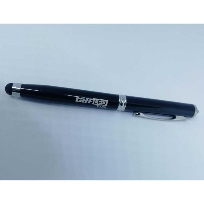 Gambar Stylus 4 in 1 Ballpoint + Laser Pointer + Senter - Hitam dari BudgetGadget undefined Tokopedia