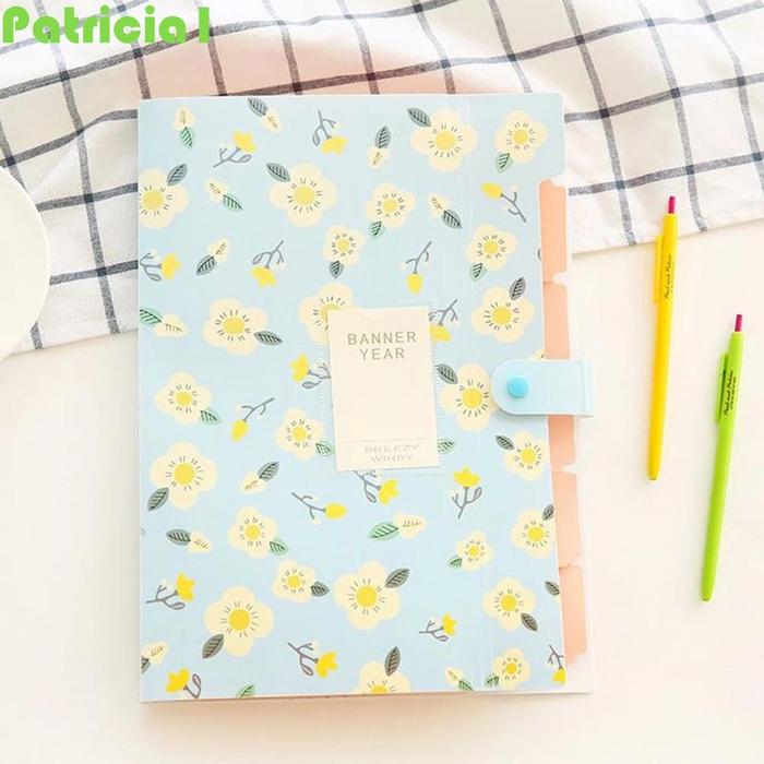 Gambar PATRICIA1 Office Supplies File Folder Expandable Floral File Folders dari ahmdaStore undefined Tokopedia