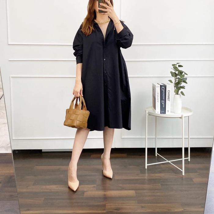 Gambar BELVERNO TUNIK WANITA - New Arrivals PREMIUM TUNIC 2864 - Hitam, L dari siusfashion undefined Tokopedia