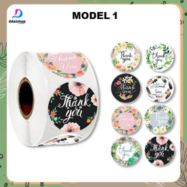 Gambar Stiker Label sticker Thank You Ucapan Terima kasih segel box makanan U - Motif 1 dari DDALSHOP undefined Tokopedia
