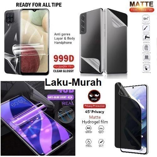 Gambar HYDROGEL TECNO CAMON 19 PRO CLEAR MATTE ANTI BLUE ANTI SPY PRIVACY - FRONT, CLEAR dari Laku Murah_NEW undefined Tokopedia