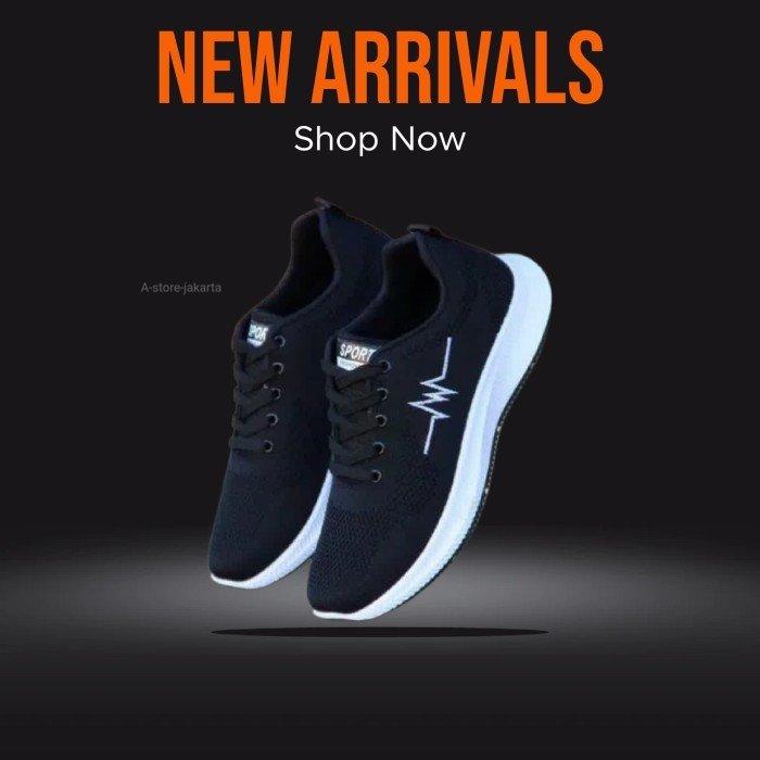 NEW! SEPATU SNEAKERS PRIA SIMPLE PT09 Putih, 39 Putih, 39 Putih, 39