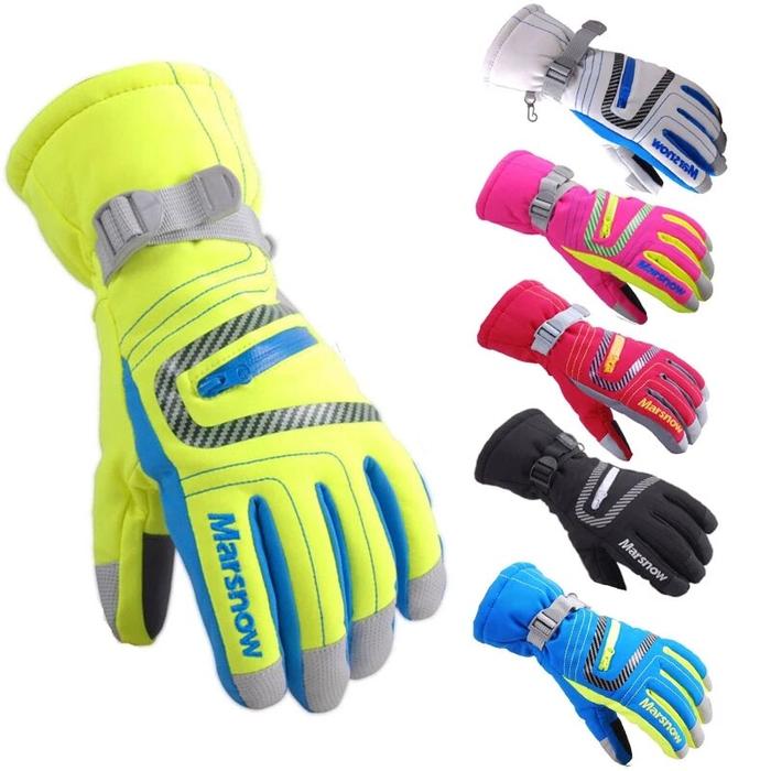 Gambar Winter Warm Snowboarding Ski Gloves men women Kids Snow Mittens dari AWESOME STORE ID undefined Tokopedia