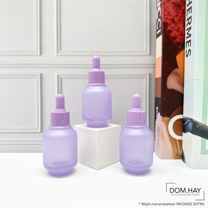 Gambar 30ml Botol Pipet LUX Kaca Frosted Doff Warna Packaging Skin Care - Ungu dari DomHay.Pack undefined Tokopedia