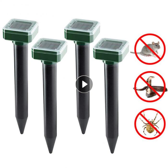 Gambar 4/2/1Pcs Solar Power Rat Mole Repeller Ultrasonic Rodent dari Arishop Indo undefined Tokopedia
