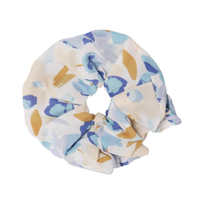 Gambar Stroberi Scrunchie Motif Flower Hair Tie - Mix -2 dari Stroberi Accessories undefined Tokopedia