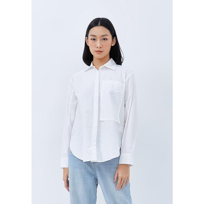 Gambar ODIVA Yuka Kemeja wanita - 4 Warna - WHITE, S dari shopodiva undefined Tokopedia