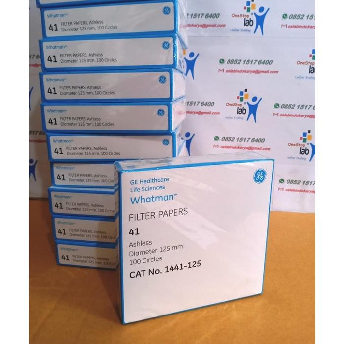 Gambar WHATMAN 1441-125 Filter Paper no 41 dia 125 mm Kertas Saring filtrasi dari lindryAdy undefined Tokopedia