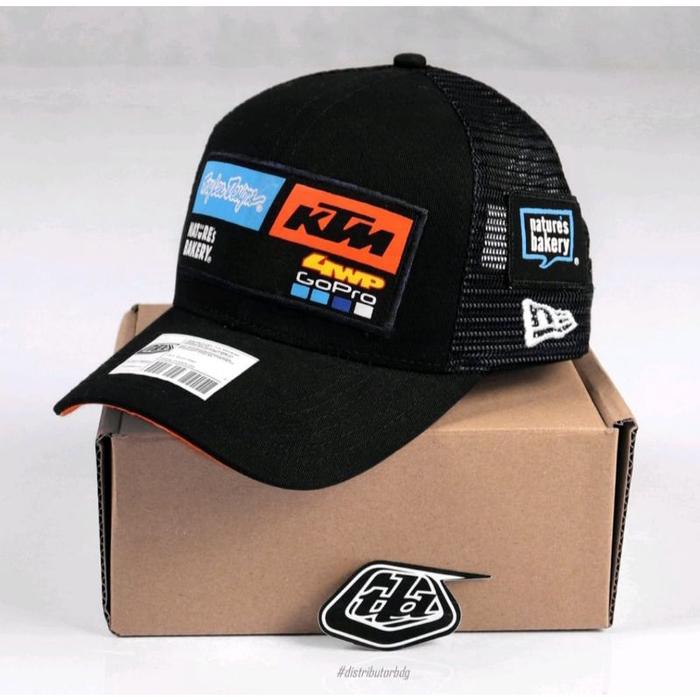 Gambar TOPI TLD KTM TEAM | TOPI KTM GRADE ORI | TOPI MOTOR | SNAPBACK | TOPI - hitam cekung dari D3WISTORES undefined Tokopedia