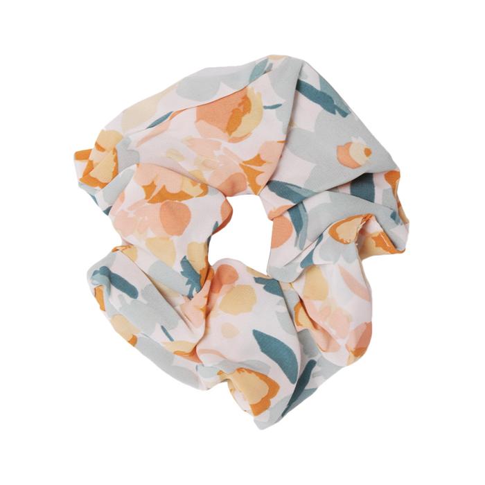 Gambar Stroberi Scrunchie Motif Flower Hair Tie - Mix -3 dari Stroberi Accessories undefined Tokopedia