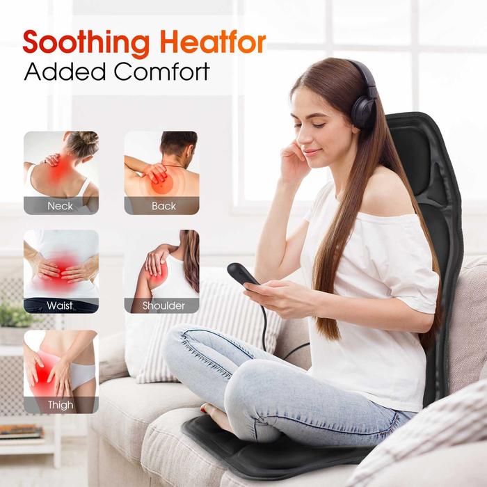 Gambar Kursi Pijat Elektrik Portable Moajaza Alat Heating Full Body Massage - Hitam dari KUSUMA ABADI ELEKTRONIK undefined Tokopedia