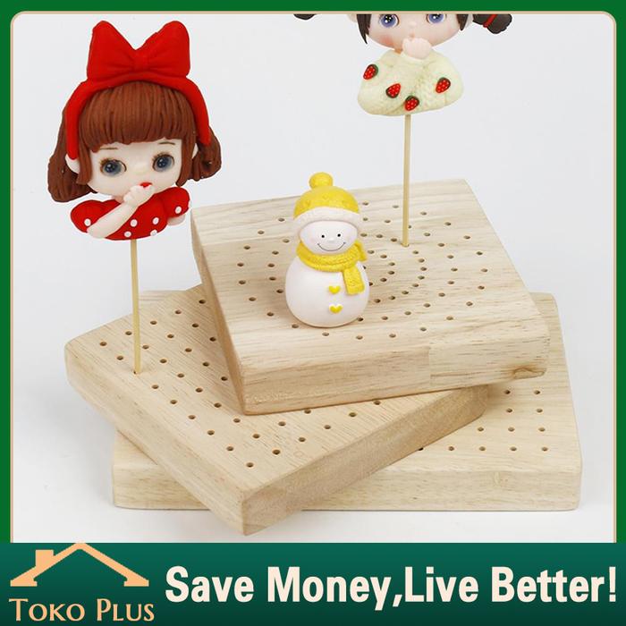 Gambar 10cm Stand Amigurumi Alas Kayu Boneka Rajut Premium Stand Kayu - Persegi dari Toko Plus ID undefined Tokopedia