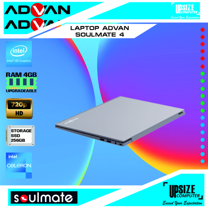 Gambar ADVAN LAPTOP SOULMATE RAM 4/128 GB GARANSI RESMI TERMURAH - Grey - Grey, Windows 11 dari Tunggal Computer Yogyakarta undefined Tokopedia