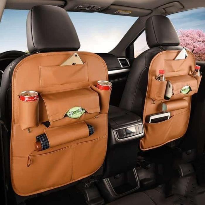 Gambar Car Bag Seat Organizer Without Table Tas Belakang Kursi Mobil - Light Brown dari Central Electronic New undefined Tokopedia