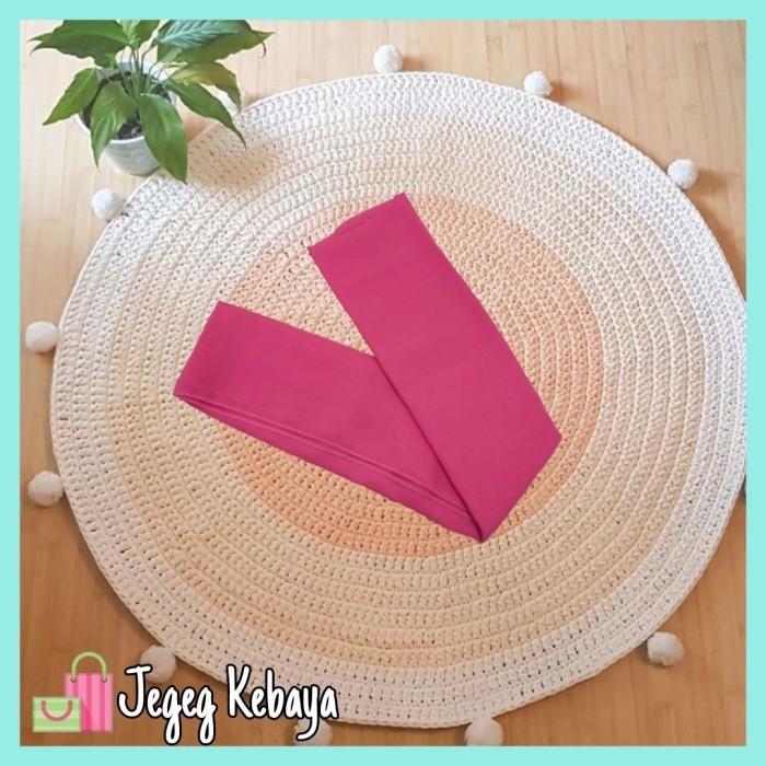 Gambar selendang bali obi sifon murah belt kebaya lebar 21 cm kuning - Hot Pink dari Jegeg Kebaya undefined Tokopedia