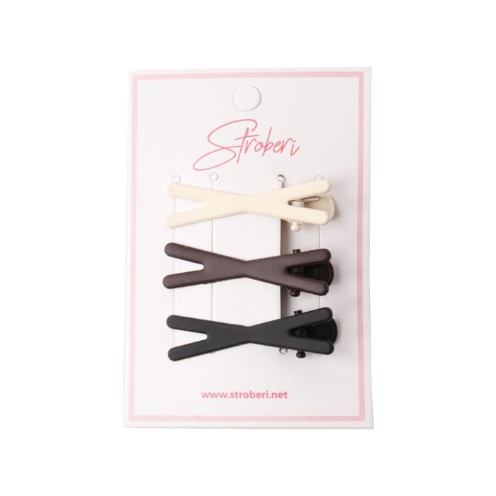 Gambar Stroberi Hole Doff Set Hair Clip - Cross dari Stroberi Accessories undefined Tokopedia