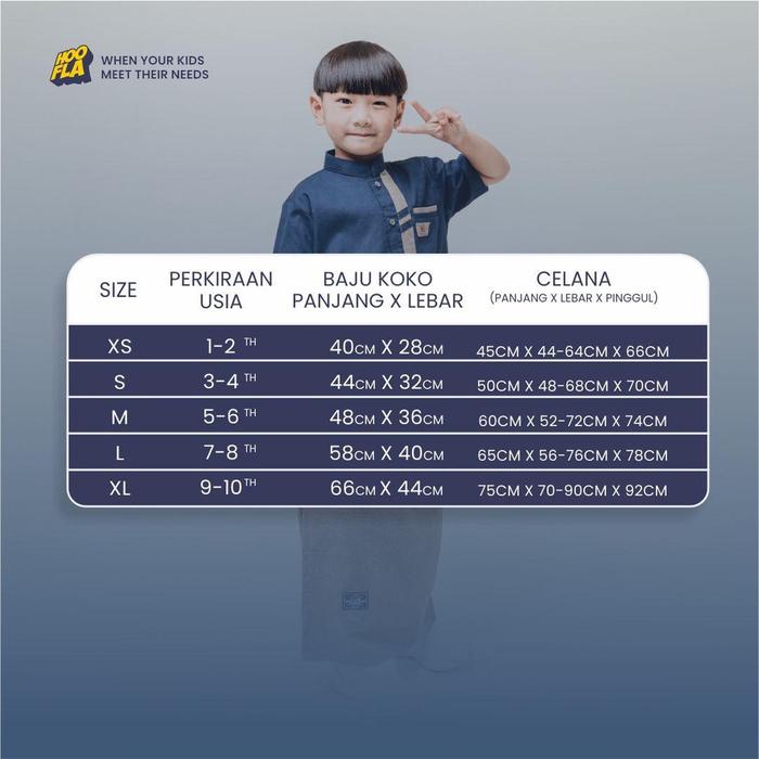 Gambar Baju Koko Setelan Anak Sarcel (NKH) AlamandaGoStore - Navy, XS dari Alamanda Go Store undefined Tokopedia