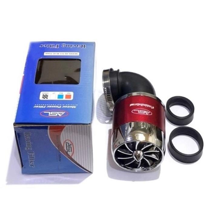 Gambar Filter Saringan Udara Karburator Variasi Model Turbin Pesawat Kualitas - Asl Kipas Merah dari Indrastire12 undefined Tokopedia