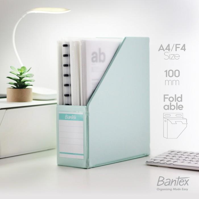 Gambar Bantex Box File 4012 Magazine File 10cm A4 Cool Aqua - A4 dari Arjuna Stationery undefined Tokopedia
