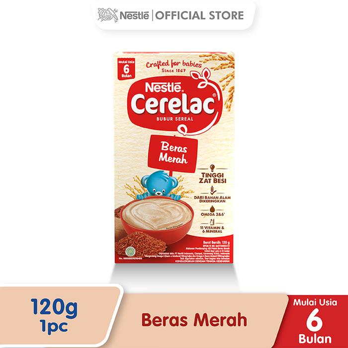 Gambar Nestle Cerelac Bubur Bayi Instant Usia 6-24 Bulan Rasa Beras Merah dari Toko Klontong Tuvada undefined Tokopedia