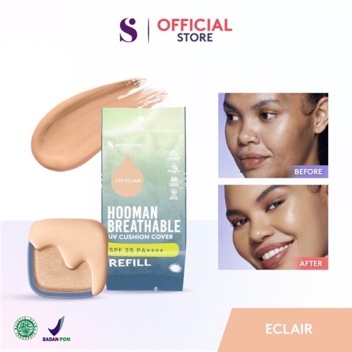 Gambar Cushion SOMETHINC Hooman Breathable UV Cover SPF35 Matte BPOM Ori - H reff Eclair dari Depot Serba Serbi Packaging undefined Tokopedia