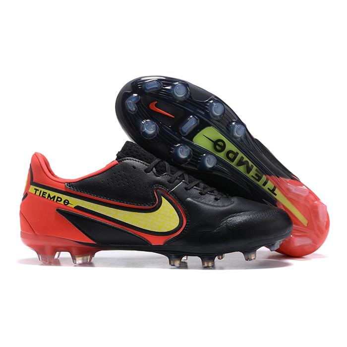 Jual Sepatu Bola Nike Tiempo Legend IX Black Crimson Yellow FG
