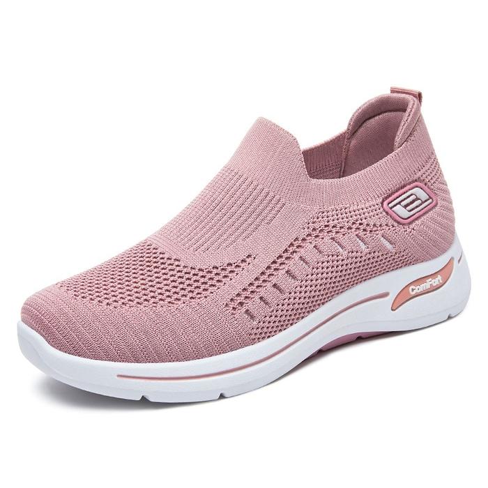 Gambar LV0279 Sepatu Kets Sneakers Wanita Tanpa Tali Sepatu Fashion Import - PINK, 39 dari Felix Excel Ol shop undefined Tokopedia