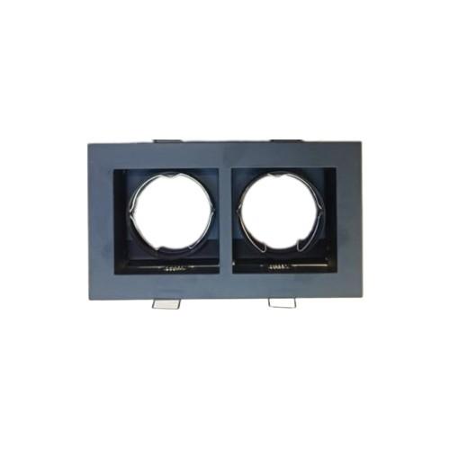 Gambar Kap Lampu Downlight Spotlight Sorot Mr16 Inbow - Kotak - 2 Mata/Gang - Hitam dari Jaya Mas Elektrik undefined Tokopedia