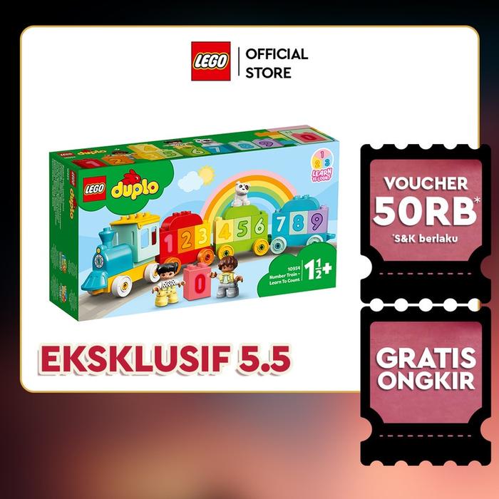 Gambar LEGO DUPLO 10954 My First Number Train - Learn To Count (23 Pieces) dari EKA JAYA ID undefined Tokopedia