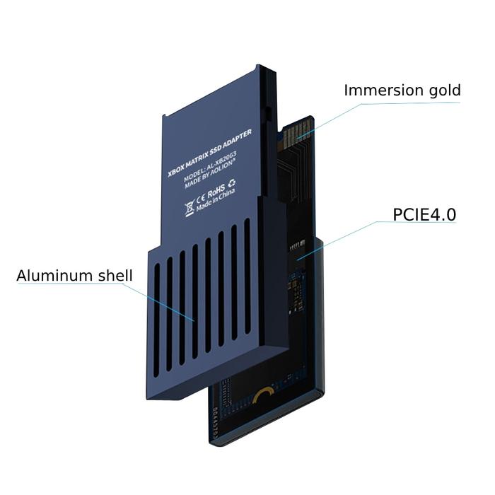 Jual For Xbox Series X/S External Host M2 NVME 2230 SSD Expansion