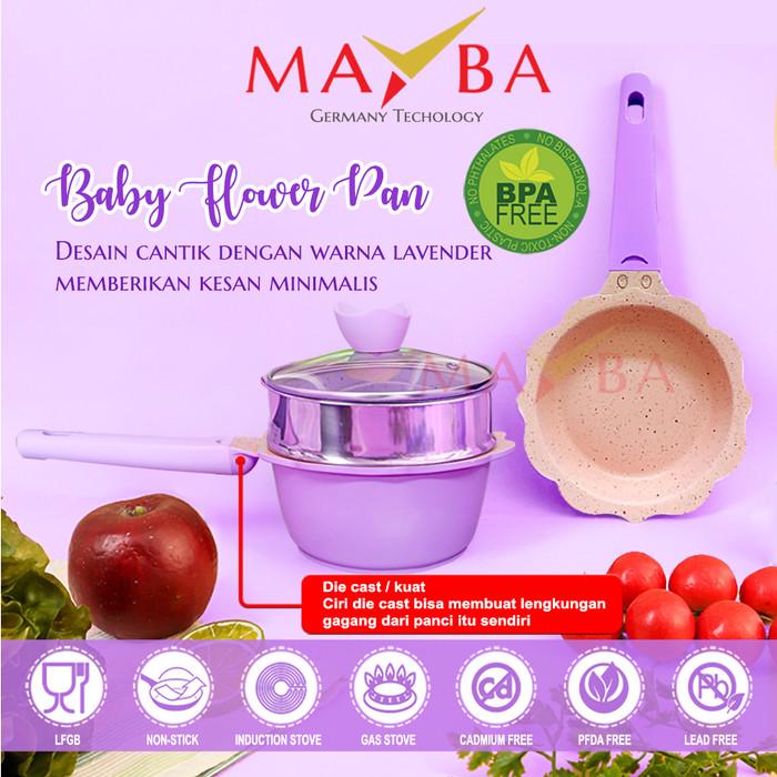 Gambar Peralatan Panci SET Bayi PINK SAKURA FLOWER Baby MPASI Cookware - Lavender dari babybontot undefined Tokopedia