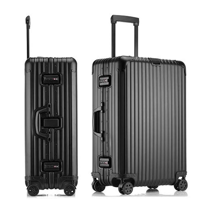 Gambar Koper Full Aluminium Size Bagasi Cabin Suitcase Luggage 20-28 Inch - LB002 - Black, 20 dari Indo Roaming undefined Tokopedia