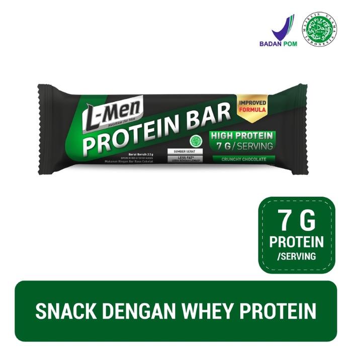 Gambar L-Men Bar Crunchy Chocolate 25Gr /Pcs dari Assalaam Hypermarket undefined Tokopedia