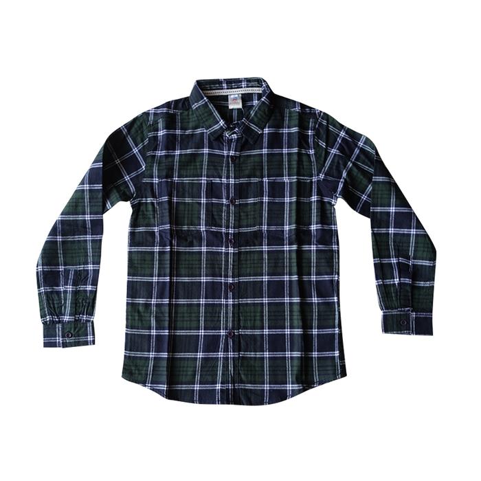 Gambar Mexican Kemeja Anak Lengan Panjang - Flannel Shirt - Green, 10 dari Mexican Childwear undefined Tokopedia