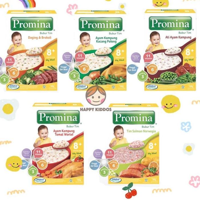Gambar h57 Promina Bubur Tim 8+ 100 gr 5 Varian Rasa / MPASI BAYI dari mom&amp;babystore2 undefined Tokopedia
