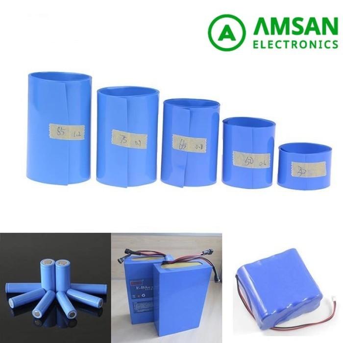 Gambar Heat Shrink Lithium Battery Pack LiFePO4 Wrap Cover PVC 18650 - 70mm - 170mm dari maziyya undefined Tokopedia