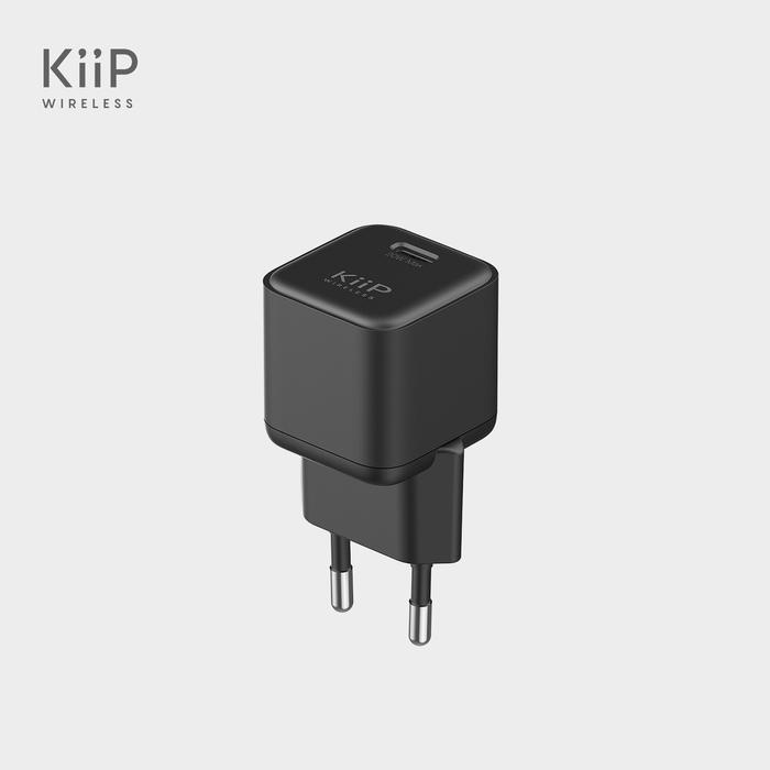 Gambar KIIP WIRELESS C16 KEPALA CHARGER TRAVEL 20W FAST CHARGER - Hitam dari Snowphone undefined Tokopedia