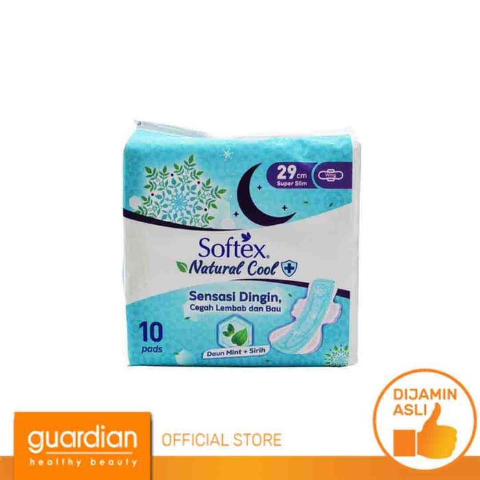 Gambar Softex Natural Cool Pembalut Night Wing 29Cm 10Pcs dari Guardian Official Store undefined Tokopedia