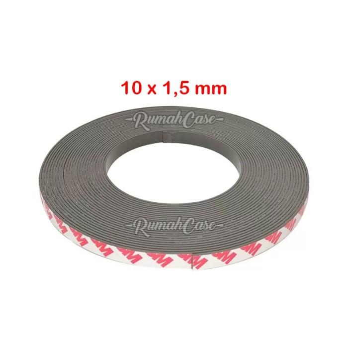Gambar Magnet tape 3M Flexible - per meter kawat nyamuk kulkas double strip - 10x1.5mm dari rumahcase. undefined Tokopedia