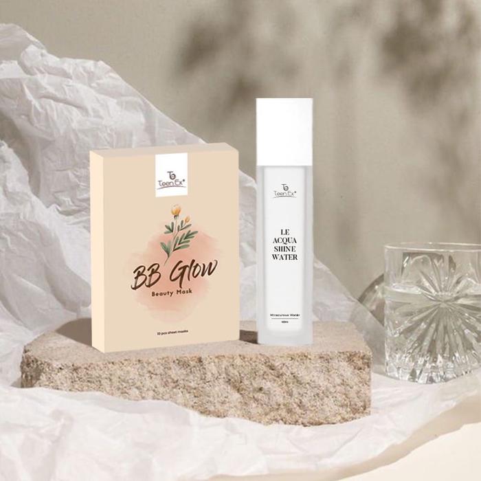 Gambar BB Glow Mask / Le Acqua Shine Water - Mask 10 & Aqua dari Premium Keikoreina undefined Tokopedia
