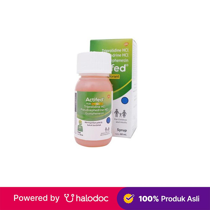 Gambar Actifed Plus Expectorant Sirup 60 ml (Hijau) dari Apotek Mose 24 Jam Pondok Aren undefined Tokopedia